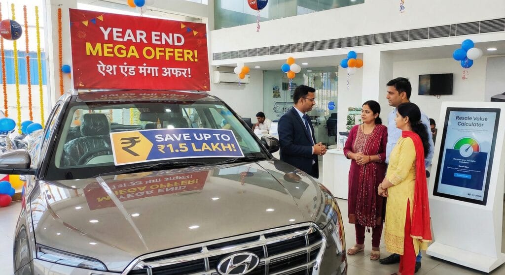 Car Buying Tips: दिसंबर में Discount का फायदा उठायें या जनवरी में New Model का इंतज़ार करें? (₹50,000 बचाने का पुरा गणित) 2 Year End Car Discounts and Resale Value Calculation India