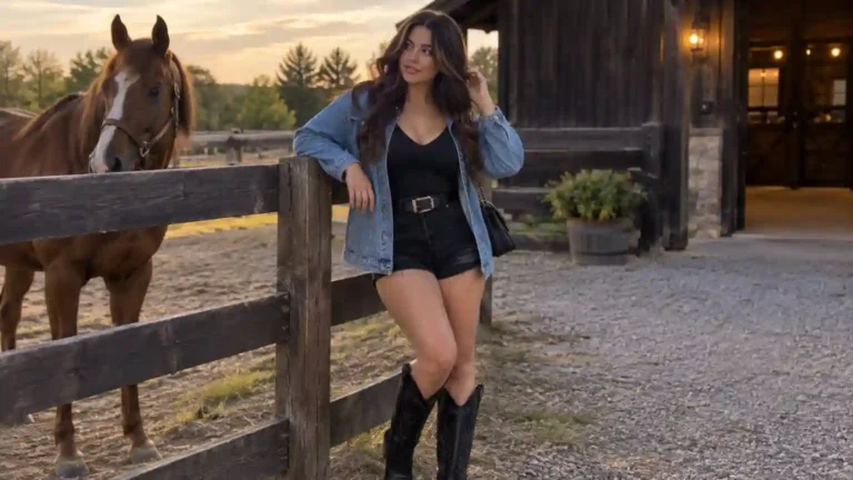 Plus-Size Summer Western Outfits for Women: Where to Shop and How to Wear Them 33 Wide-calf western boots with a stretch panel and lace-up back shown next to western ankle boots and